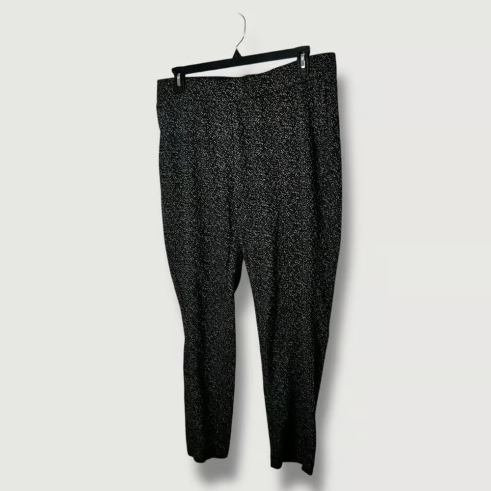 Rafaella Comfort Speckled Pull-on Straight Leg Pants 18W